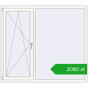 Pricing Tilt-and-Turn 1700x1500 mm REHAU ENERGY-SAVING SYNEGO MD RAL 9016 Traffic white two-sided. Price: 2080,10 zł