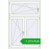 Pricing Tilt-and-Turn 1000x1500 mm REHAU OPTIMUM EURO-DESIGN 70 RAL 9016 Traffic white two-sided. Price: 1 373.02 PLN