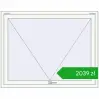 Pricing Tilt-and-Turn 1400x1100 mm REHAU ARTEVO RAL 9016 Traffic white two-sided. Price: 2039,19 zł