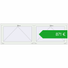Ustalenie cen Okna skrzydłowe 2425x750 mm KORSA ENERGY-SAVING REHAU SYNEGO MD. Cena: 871,11 €