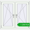 Pricing Tilt-and-Turn 1005x965 mm REHAU ENERGY-SAVING SYNEGO MD RAL 9016 Traffic white two-sided. Price: 1236,35 zł