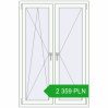 Pricing Tilt-and-Turn 1050x1600 mm REHAU ENERGY-SAVING SYNEGO MD RAL 9016 Traffic white two-sided. Price: 2 358.54 PLN