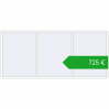 Ustalenie cen Okna skrzydłowe 3600x1600 mm KORSA BRILLANT DESIGN. Cena: 724,73 €