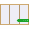 Pricing Tilt-and-Turn 2170x1570 mm ALU STANDARD 72 RAL 1002 Sand yellow two-sided. Price: 3776,77 zł