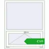 Pricing Tilt-and-Turn 1000x1200 mm EPSILON OPTIMA RAL 9016 Traffic white two-sided. Price: 149,21 €