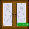 Ustalenie cen Okna skrzydłowe 1050x1055 mm REHAU ENERGY-SAVING SYNEGO MD GOLDEN OAK dwustronny. Cena: 1931,49 zł