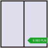 Pricing Tilt-and-Turn 2500x2500 mm REHAU BRILLANT DESIGN BLACK_BROWN two-sided. Price: 6 083.15 PLN