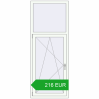 Pricing Tilt-and-Turn 760x1950 mm REHAU OPTIMUM EURO-DESIGN 70 RAL 9016 Traffic white two-sided. Price: 216 EUR