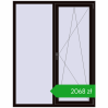 Ustalenie cen Okna skrzydłowe 1400x1800 mm REHAU OPTIMUM EURO-DESIGN 70 BLACK_BROWN dwustronny. Cena: 2067,64 zł