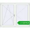 Pricing Tilt-and-Turn 1500x1250 mm REHAU OPTIMUM EURO-DESIGN 70 RAL 9016 Traffic white two-sided. Price: 2 129.22 PLN