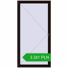 Pricing Tilt-and-Turn 1200x2400 mm REHAU ENERGY-SAVING SYNEGO MD BLACK_BROWN two-sided. Price: 3 241.21 PLN
