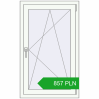 Pricing Tilt-and-Turn 700x1150 mm REHAU OPTIMUM EURO-DESIGN 70 RAL 9016 Traffic white two-sided. Price: 857.46 PLN