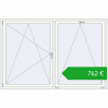 Ustalenie cen Okna skrzydłowe 2120x1410 mm KORSA OPTIMUM REHAU EURO 70. Cena: 762,29 €