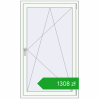 Pricing Tilt-and-Turn 900x1500 mm REHAU ENERGY-SAVING SYNEGO MD RAL 9016 Traffic white two-sided. Price: 1307,52 zł