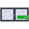 Ustalenie cen Okna skrzydłowe 1755x860 mm REHAU ENERGY-SAVING SYNEGO MD ANTHRACITE_GREY_STRUKTURAL dwustronny. Cena: 521,62 €