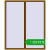 Pricing Tilt-and-Turn 1450x1750 mm REHAU OPTIMUM EURO-DESIGN 70 GOLDEN OAK two-sided. Price: 1 824.23 PLN