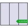 Ustalenie cen Okna skrzydłowe 3000x2500 mm REHAU OPTIMUM EURO-DESIGN 70 ANTHRACITE_GREY_STRUKTURAL dwustronny. Cena: 4 313.96 PLN