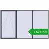 Pricing Tilt-and-Turn 4000x2400 mm REHAU OPTIMUM EURO-DESIGN 70 ANTHRACITE_GREY_STRUKTURAL two-sided. Price: 8 628.84 PLN