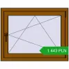 Pricing Tilt-and-Turn 920x720 mm REHAU ENERGY-SAVING SYNEGO MD GOLDEN OAK two-sided. Price: 1 442.86 PLN