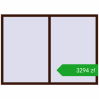 Ustalenie cen Okna skrzydłowe 2000x1450 mm REHAU ARTEVO BLACK_CHERRY dwustronny. Cena: 3294,24 zł