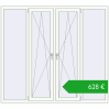 Pricing Tilt-and-Turn 2000x1800 mm REHAU OPTIMUM EURO-DESIGN 70 RAL 9016 Traffic white two-sided. Price: 627,96 €