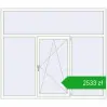Pricing Tilt-and-Turn 2100x1800 mm REHAU ENERGY-SAVING SYNEGO MD RAL 9016 Traffic white two-sided. Price: 2533,28 zł
