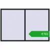 Ustalenie cen Okna rozwierne 2100x1400 mm REHAU ARTEVO BLACK_COOL_110L-2 dwustronny. Cena: 781,50 €