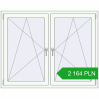 Pricing Tilt-and-Turn 1450x1150 mm REHAU ENERGY-SAVING SYNEGO MD RAL 9016 Traffic white two-sided. Price: 2 163.72 PLN