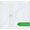 Pricing Tilt-and-Turn 1670x1550 mm REHAU ENERGY-SAVING SYNEGO MD GOLDEN OAK external. Price: 3 333.32 PLN