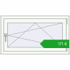 Ustalenie cen Okna skrzydłowe 1000x560 mm REHAU OPTIMUM EURO-DESIGN 70 RAL 9016 Traffic white dwustronny. Cena: 171,38 €