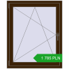 Pricing Tilt-and-Turn 900x1100 mm REHAU ENERGY-SAVING SYNEGO MD DARK_OAK two-sided. Price: 1 785.49 PLN