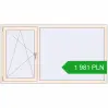 Pricing Tilt-and-Turn 2000x1100 mm REHAU OPTIMUM EURO-DESIGN 70 CREAME_WHITE_50L-2 two-sided. Price: 1 981.13 PLN
