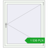 Pricing Tilt-and-Turn 1100x1250 mm REHAU OPTIMUM EURO-DESIGN 70 RAL 9016 Traffic white two-sided. Price: 1 535.73 PLN