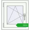 Ustalenie cen Okna skrzydłowe 500x545 mm EPSILON OPTIMA GOLDEN OAK zewnętrzny. Cena: 100,16 €