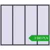 Pricing Tilt-and-Turn 2400x2000 mm REHAU OPTIMUM EURO-DESIGN 70 ANTHRACITE_GREY_STRUKTURAL two-sided. Price: 3 592.79 PLN