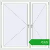 Pricing Okna skrzydłowe 1500x1500 mm REHAU OPTIMUM EURO-DESIGN 70 RAL 9016 Traffic white dwustronny. Price: 324,85 €