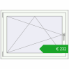 Pricing Tilt-and-Turn 1100x800 mm CLASICTHERM 70 WALNUT external. Price: 231,66 €