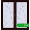 Ustalenie cen Okna skrzydłowe 1425x1505 mm REHAU ENERGY-SAVING SYNEGO MD CHOCOLATE_BROWN dwustronny. Cena: 584,01 €