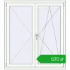 Pricing Tilt-and-Turn 1200x1350 mm REHAU OPTIMUM EURO-DESIGN 70 RAL 9016 Traffic white two-sided. Price: 1270,29 zł