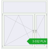 Pricing Tilt-and-Turn 1800x1900 mm REHAU OPTIMUM EURO-DESIGN 70 RAL 9016 Traffic white two-sided. Price: 3 032.1 PLN