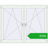 Ustalenie cen Okna skrzydłowe 1665x1340 mm REHAU ENERGY-SAVING SYNEGO MD DARK_OAK zewnętrzny. Cena: 556,28 €