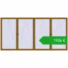 Ustalenie cen Okna skrzydłowe 4700x2300 mm REHAU ENERGY-SAVING SYNEGO MD LIGHT_OAK dwustronny. Cena: 1936,22 €