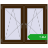 Ustalenie cen Okna skrzydłowe 1080x920 mm REHAU ENERGY-SAVING SYNEGO MD DARK_OAK dwustronny. Cena: 463,66 €