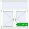 Ustalenie cen Okna skrzydłowe 1200x1250 mm REHAU OPTIMUM EURO-DESIGN 70 RAL 9016 Traffic white dwustronny. Cena: 1379,38 zł