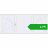 Ustalenie cen Okna skrzydłowe 3080x1290 mm REHAU ENERGY-SAVING SYNEGO MD RAL 9016 Traffic white dwustronny. Cena: 795,05 €