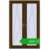 Ustalenie cen Okna skrzydłowe 1005x1580 mm REHAU ENERGY-SAVING SYNEGO MD DARK_OAK dwustronny. Cena: 2507,02 zł