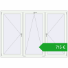 Pricing Tilt-and-Turn 2300x1600 mm REHAU OPTIMUM EURO-DESIGN 70 RAL 9016 Traffic white two-sided. Price: 715,21 €