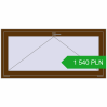 Pricing Tilt-and-Turn 1500x700 mm REHAU OPTIMUM EURO-DESIGN 70 WALNUT two-sided. Price: 1 539.9 PLN