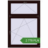 Pricing Tilt-and-Turn 1099x1600 mm REHAU OPTIMUM EURO-DESIGN 70 CHOCOLATE_BROWN two-sided. Price: 2 777.96 PLN