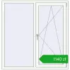 Pricing Tilt-and-Turn 1350x1400 mm EPSILON OPTIMA ANTHRACITE_GREY_STRUKTURAL external. Price: 1139,97 zł